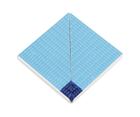 Ступень Olympic Series Petit Carre Внутренний угол плитки с буртиком Cobalt-Light Blue 12x12