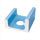 Декоративная вставка Olympic Series Поручневый водоотводный канал со сливом Light Blue 23.5x24.5