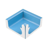 Декоративная вставка Olympic Series Внутренний угловой элемент водоотводного канала Light Blue 24.5x24.5