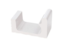 Декоративная вставка Olympic Series 1/2 часть переливного водоотводного канала White 23.5x12