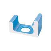 Декоративная вставка Olympic Series 1/2 часть переливного водоотводного канала со сливом Light Blue 23.5x12