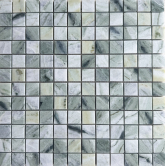 Мозаика Wild Stone мраморная мозаика Green Marble 23х23 305x305x7