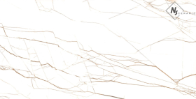 Керамогранит Porcelain Tile 1273 Белый глянцевый 60x120