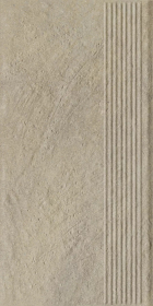 Ступень Eremite Crema Stopnica Prosta Struktura Mat B1a 30x60