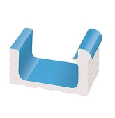 Декоративная вставка Olympic Series Переливной лоток керамический 1/2 часть Light Blue 24x12