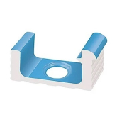 Декоративная вставка Olympic Series Переливной лоток керамический 1/2 часть со сливом Light Blue 24x12