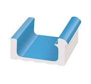 Декоративная вставка Olympic Series Переливной лоток керамический Light Blue 29x24.5