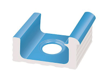 Декоративная вставка Olympic Series Переливной лоток керамический со сливом Light Blue 29x24.5