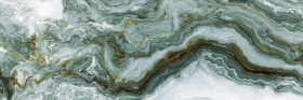 Плитка Hypnose Light Malachite B glossy 30x90