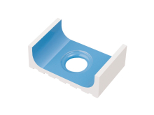 Декоративная вставка Olympic Series 1/2 часть переливного водоотводного канала со сливом Light Blue 18.5x12