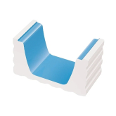 Декоративная вставка Olympic Series 1/2 часть переливного водоотводного канала Light Blue 22.5x12
