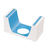 Декоративная вставка Olympic Series 1/2 часть переливного водоотводного канала со сливом Light Blue 22.5x12