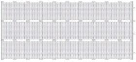 Керамогранит Olympic Series Фарфоровая решетка с сетчатой поверхностью Petit Carre Unglazed 24.5x49.5