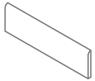 Плинтус Fossil Black Battiscopa 7.2x60