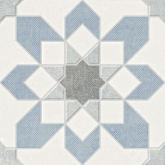 Керамогранит Doha Blue Flower SP/22.3 22.3x22.3
