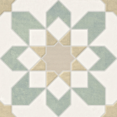 Керамогранит Doha Green Flower SP/22.3 22.3x22.3