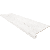 Декор Nolana Подоконник фронтальный NL00 White Неполированный с боковыми выступами 33х120