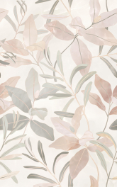 010300000218 Декор Флора Бежевый 01 25х40