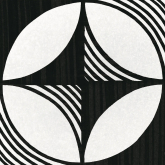 Керамогранит Caprice Deco Compass B&W 20х20