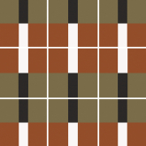 27687 Керамогранит Bauhome Band Warm 20x20