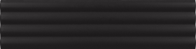 28521 Плитка Costa Nova Onda Black Matt 5x20