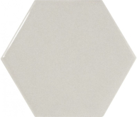 21912 Плитка Scale Hexagon Light Grey 10.7x12.4