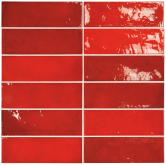 25633 Плитка Village Volcanic Red 6.5x20