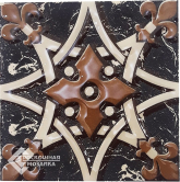 Декоративная вставка Керамические вставки Астра 6х6