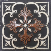 Декоративная вставка Керамические вставки Антиква 8х8
