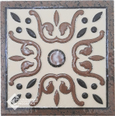 Декоративная вставка Керамические вставки Жардин 8х8