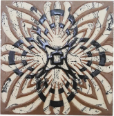 Декоративная вставка Керамические вставки Флора 8х8