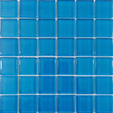 Мозаика Сокровища России Мороксит голубой глянцевый 23х23 300x300