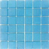 Мозаика Сокровища России Мороксит голубой матовый 23х23 300x300
