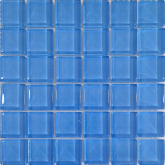 Мозаика Сокровища России Аквамарин светло-голубой глянцевый 23х23 300x300