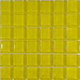 Мозаика Сокровища России Цитрин моно желтая глянцевая 23х23 30x30
