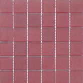 Мозаика Сокровища России Гранат моно красный матовый 23х23 30x30