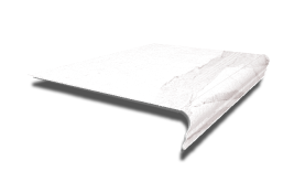 Ступень Step Line Комплект Statuario MT ( 35x120 + Подступенок 20x120)