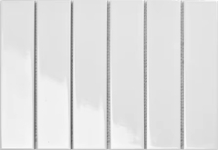 Мозаика Strip Белая глянцевая 4.5x19.5 28.8x19.5