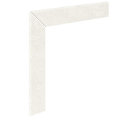 Подступенник Stone Левый 531 White R9х11 59.6x59.6