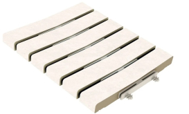 Керамогранит Stone Решетка перелива 538 White R11/C 245х300х30