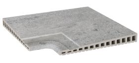 Керамогранит Urban Рукохват угол 378 Silver R11/C 310х310х17-30