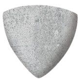 Декоративная вставка Urban Планка радиальная внешний угол 371 Silver R9 30х30