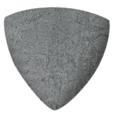 Декоративная вставка Urban Планка радиальная внешний угол 381 Iron R9 30х30