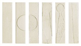 Керамогранит Koine Alphabet Gesso 4.5x18.6