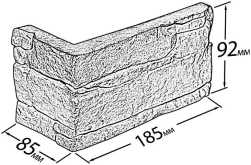 Искусственный камень Скала Антрацит Уголx92 18.5x9.2