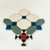 Керамогранит Агата Фон Микс 3 (01/38/29/40/19) MR 24.4x24.4