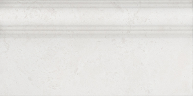 Бордюр Гране Багет белый матовый обрезной 40x7.3x2.7