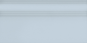 Бордюр Гране Багет синий светлый матовый обрезной 40x7.3x2.7