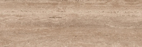 Плитка Про Травертин Коричневый светлый матовый обрезной 30x89.5x0.9