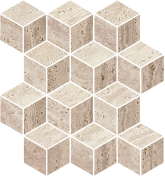 Декор Про Травертин Мозаичный микс матовый обрезной 34.5x37x0.9